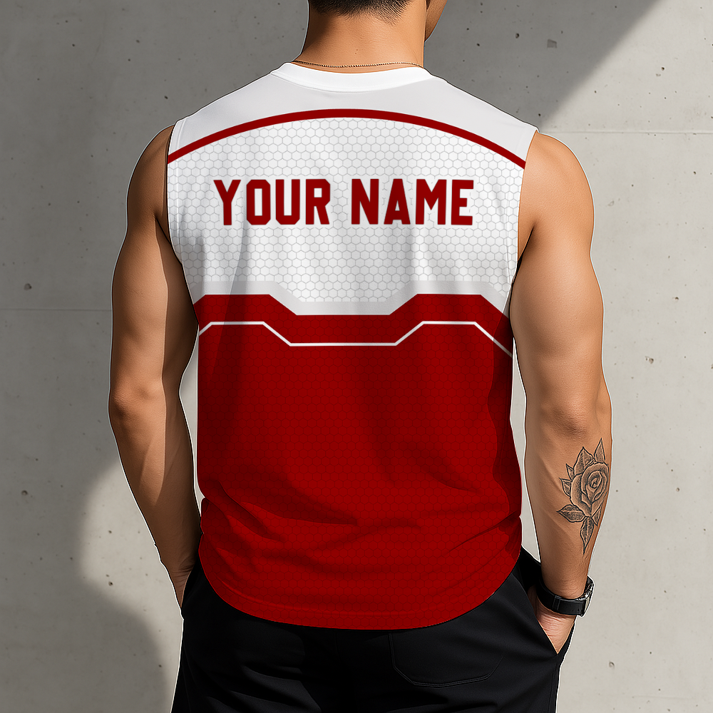 LIMITED EDITION - NEW CUSTOMIZED NCAA MAM03 IDH INDIANA HOOSIERS MEN'S GYM SHIRT