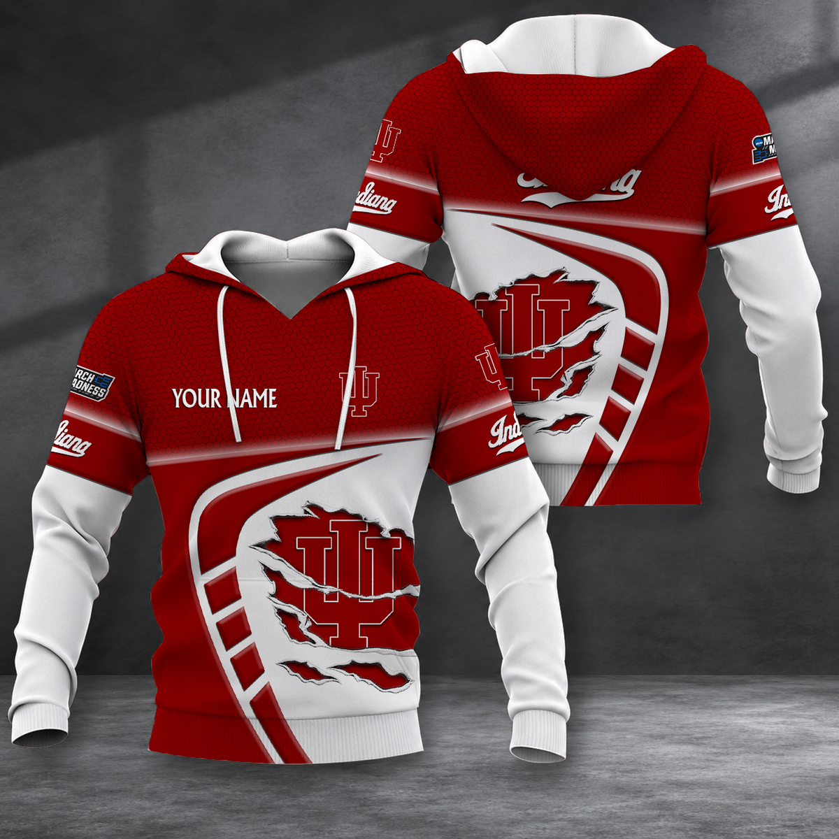 HOT DEAL - NEW CUSTOMIZED NCAA MAM03 IDH INDIANA HOOSIERS T-SHIRT, POLO SHIRT, ZIP POLO SHIRT, SWEATSHIRT, HOODIE & ZIP HOODIE
