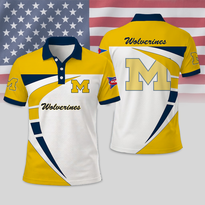 SPECIAL EDITION - NEW CUSTOMIZED NCAA FBS03 MIW MICHIGAN WOLVERINES POLO SHIRT, ZIP POLO SHIRT, HOODIE, ZIP HOODIE, T-SHIRT & SWEATSHIRT