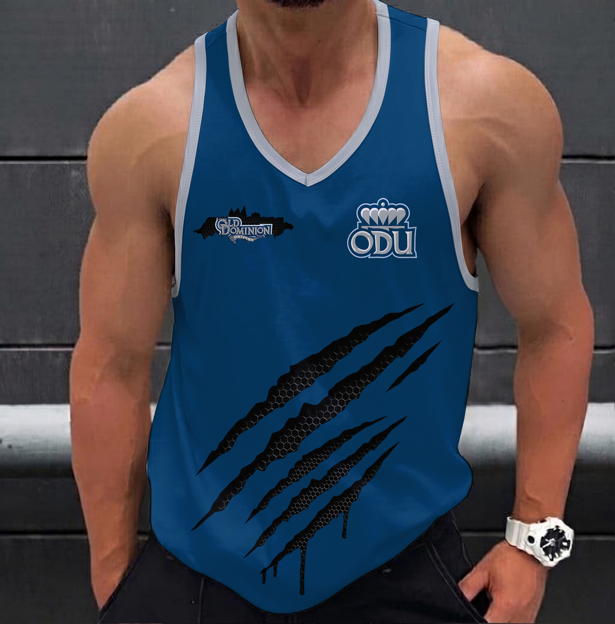 SPECIAL EDITION - NEW CUSTOMIZED NCAA CFH03 ODM OLD DOMINION MONARCHS UNISEX TANK TOP