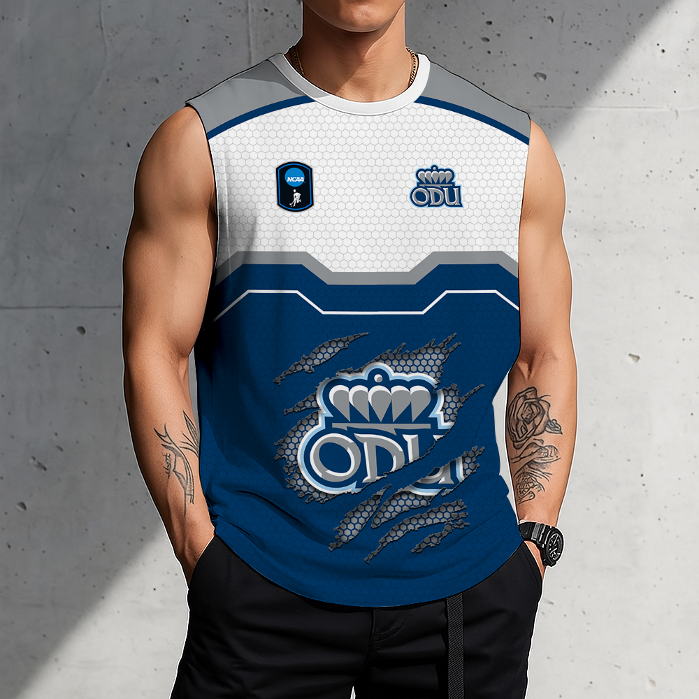 LIMITED EDITION - NEW CUSTOMIZED NCAA CFH03 ODM OLD DOMINION MONARCHS MEN'S GYM SHIRT