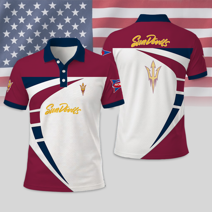 SPECIAL EDITION - NEW CUSTOMIZED NCAA FBS04 ASS ARIZONA STATE SUN DEVILS POLO SHIRT, ZIP POLO SHIRT, HOODIE, ZIP HOODIE, T-SHIRT & SWEATSHIRT