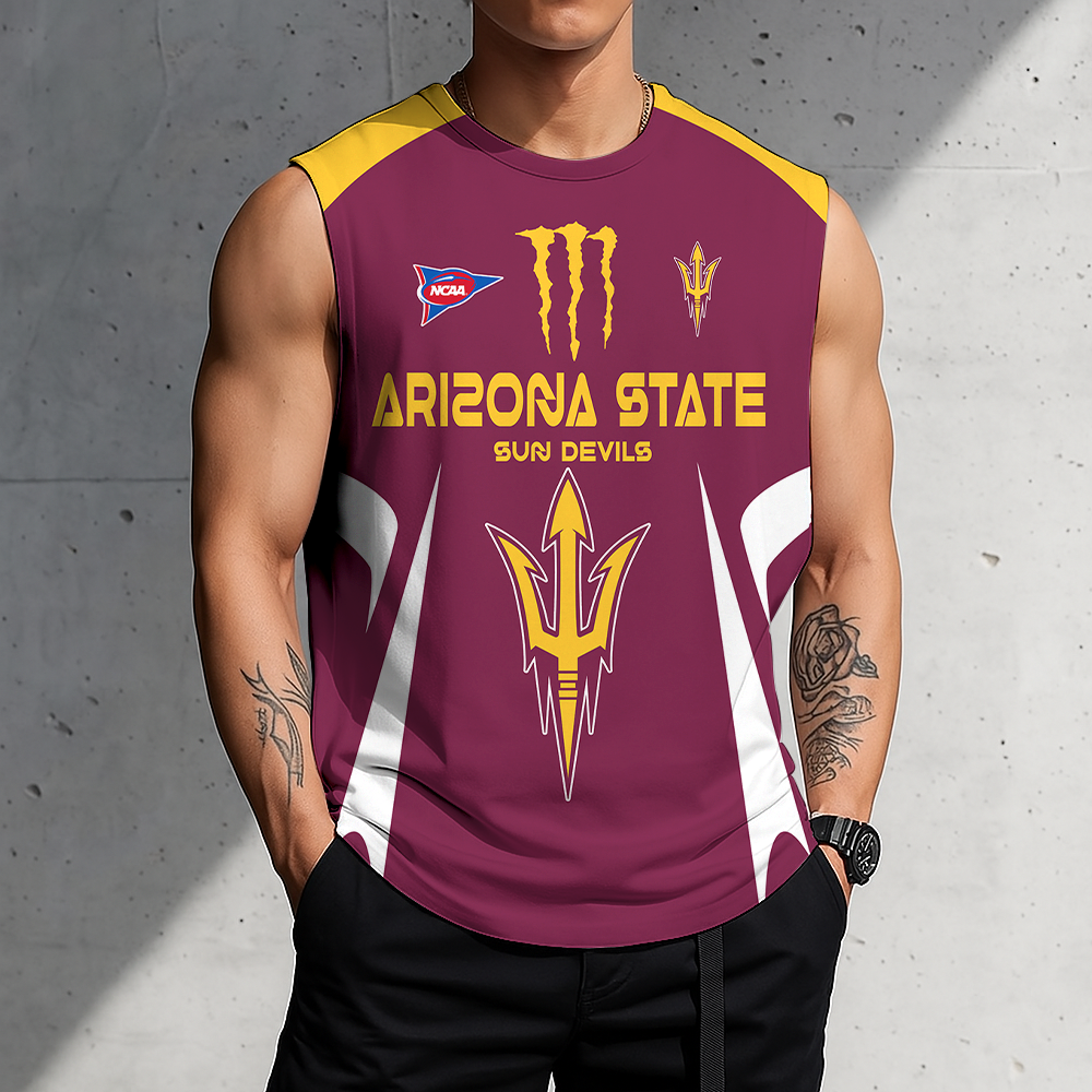 ACTIVE OFFER - NEW CUSTOMIZED | NCAA FBS04 ASS AS SUN DEVILS MEN'S GYM SHIRT
