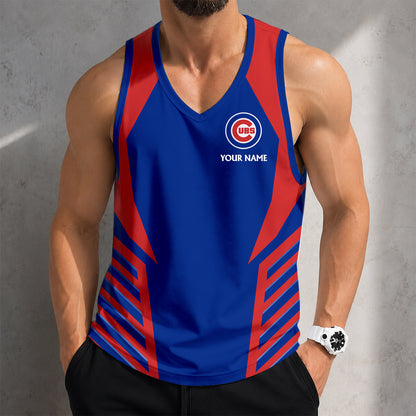 ELITE EDITION - NEW CUSTOMIZED MLB04 CHICAGO CUBS UNISEX TANK TOP