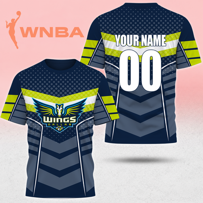 SPECIAL EDITION - NEW CUSTOMIZED WNBA04 DLW DALLAS WINGS T-SHIRT, POLO SHIRT, ZIP POLO SHIRT, SWEATSHIRT, HOODIE & ZIP HOODIE