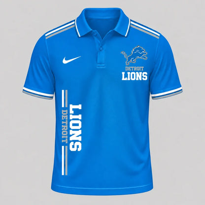 VIRAL EDITION - NEW CUSTOMIZED NFL04 DTL DETROIT LIONS T-SHIRT, POLO SHIRT, ZIP POLO SHIRT, SWEATSHIRT, HOODIE & ZIP HOODIE