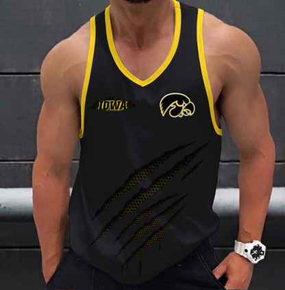 SPECIAL EDITION - NEW CUSTOMIZED NCAA CFH04 IWH IOWA HAWKEYES UNISEX TANK TOP