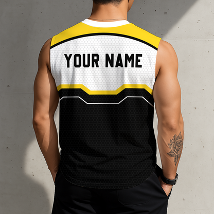 LIMITED EDITION - NEW CUSTOMIZED NCAA CFH04 IWH IOWA HAWKEYES MEN'S GYM SHIRT
