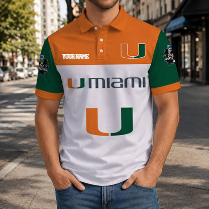 VIRAL EDITION - NEW CUSTOMIZED NCAA CWS04 MIH MIAMI HURRICANES T-SHIRT, POLO SHIRT, ZIP POLO SHIRT, SWEATSHIRT, HOODIE & ZIP HOODIE