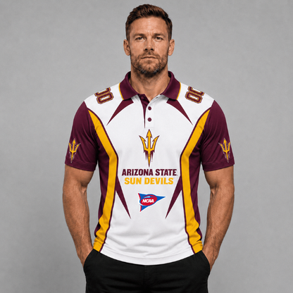 EXCLUSIVE EDITION - NEW CUSTOMIZED NCAA FBS04 ASS ARIZONA STATE SUN DEVILS POLO SHIRT, ZIP POLO SHIRT, HOODIE, ZIP HOODIE, T-SHIRT & SWEATSHIRT