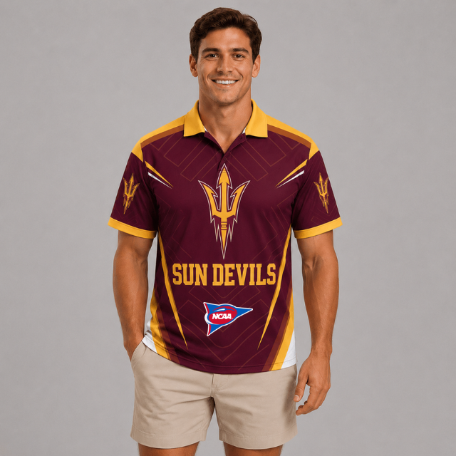 ELITE EDITION - NEW CUSTOMIZED NCAA FBS04 ASS ARIZONA STATE SUN DEVILS POLO SHIRT, ZIP POLO SHIRT, HOODIE, ZIP HOODIE, T-SHIRT & SWEATSHIRT