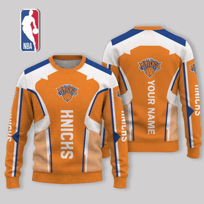 LIMITED EDITION - NEW CUSTOMIZED NBA04 NYK NEW YORK KNICKS UGLY SWEATER