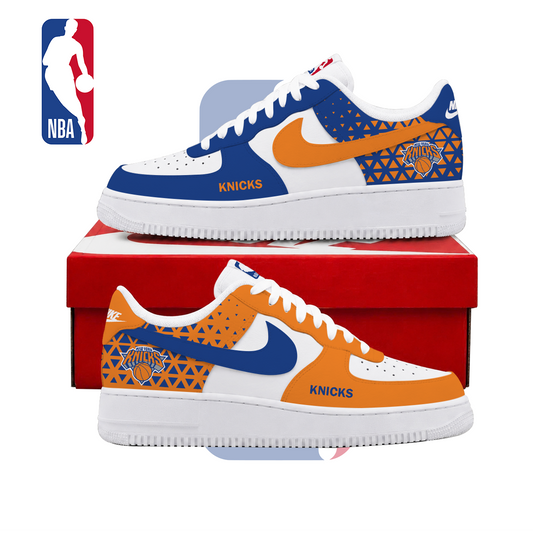 LIMITED EDITION - NEW CUSTOMIZED NBA04 NYK NEW YORK KNICKS AF1 SHOES