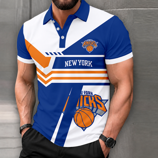 FINAL SALE - NEW CUSTOMIZED NBA04 NYK NEW YORK KNICKS POLO SHIRT, ZIP POLO SHIRT & T-SHIRTS