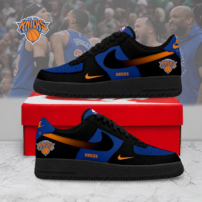 FINAL SALE - NEW CUSTOMIZED NBA04 NYK NEW YORK KNICKS AF1 SNEAKERS