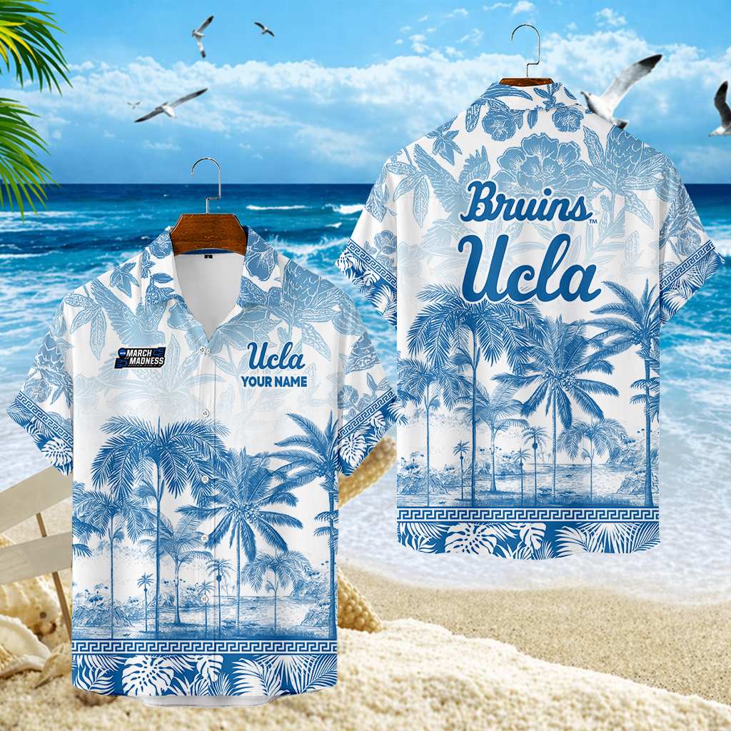 LIMITED EDITION - NEW CUSTOMIZED MAM04 UCB UCLA BRUINS UNISEX HAWAIIAN SHIRT