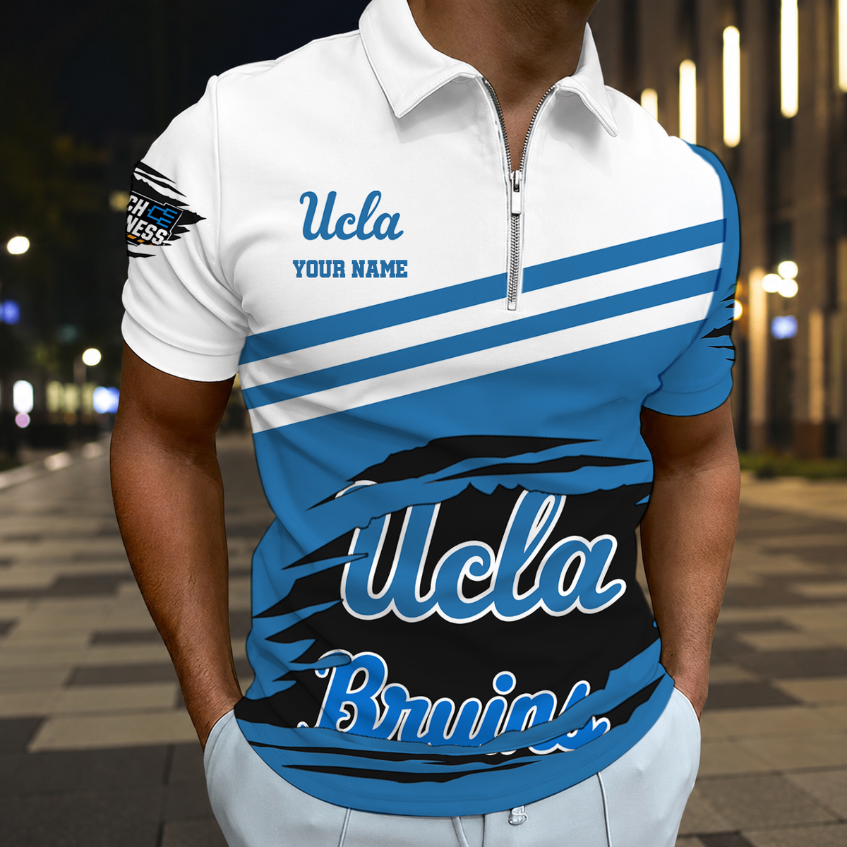 EXCLUSIVE EDITION - NEW CUSTOMIZED NCAA MAM04 UCB UCLA BRUINS T-SHIRT, POLO SHIRT, ZIP POLO SHIRT, SWEATSHIRT, HOODIE & ZIP HOODIE