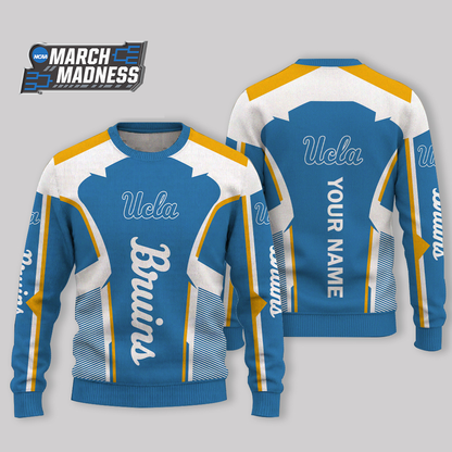 LIMITED EDITION - NEW CUSTOMIZED NCAA MAM04 UCB UCLA BRUINS UGLY SWEATER