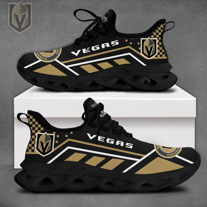 LIMITED EDITION - NEW CUSTOMIZED NHL04 VGK VEGAS GOLDEN KNIGHTS CLUNKY SNEAKERS