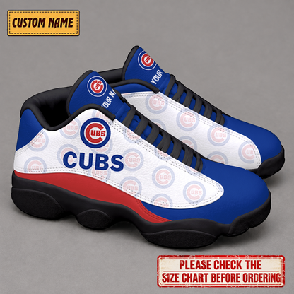 LIMITED EDITION - NEW CUSTOMIZED NFL04 CCS CHICAGO CUBS AIR JORDAN 13 LOW TOP SNEAKER
