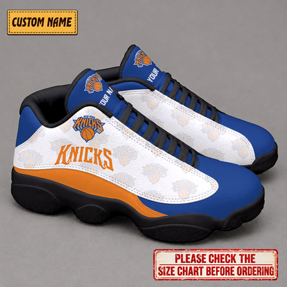 SPECIAL EDITION - NEW CUSTOMIZED NBA04 NYK NEW YORK KNICKS AIR JORDAN 13 LOW TOP SNEAKER