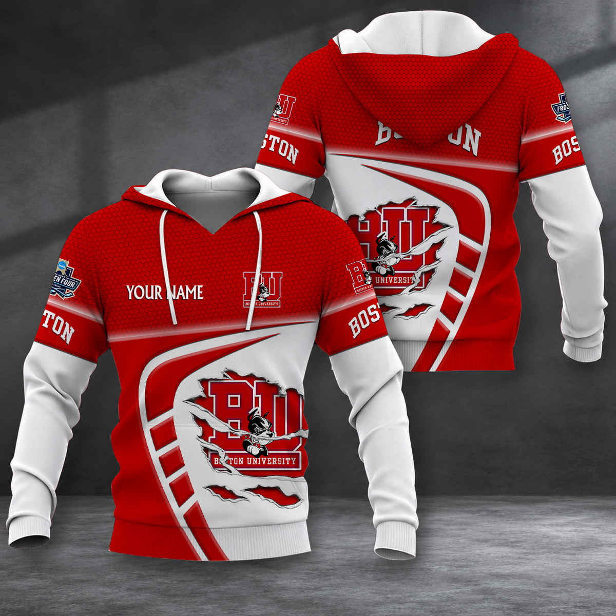 ELITE EDITION - NEW CUSTOMIZED NCAA MFF05 BUT BOSTON UNIVERSITY TERRIERS HOODIE, ZIP HOODIE, T-SHIRT, POLO SHIRT, ZIP POLO SHIRT & SWEATSHIRT
