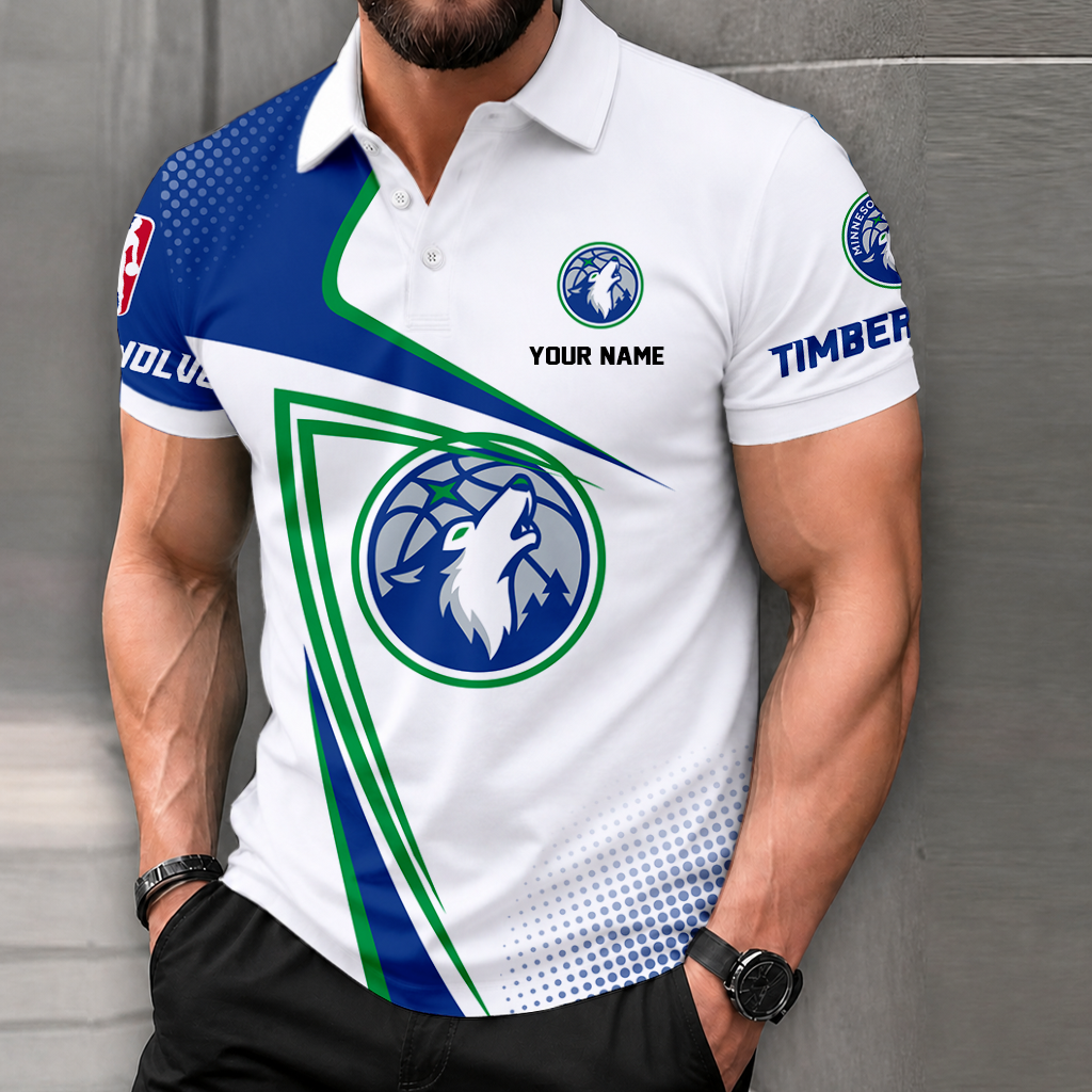 FINAL SALE - NEW CUSTOMIZED NBA05 MTW MINNESOTA TIMBERWOLVES T-SHIRT, POLO SHIRT, ZIP POLO SHIRT, SWEATSHIRT, HOODIE & ZIP HOODIE