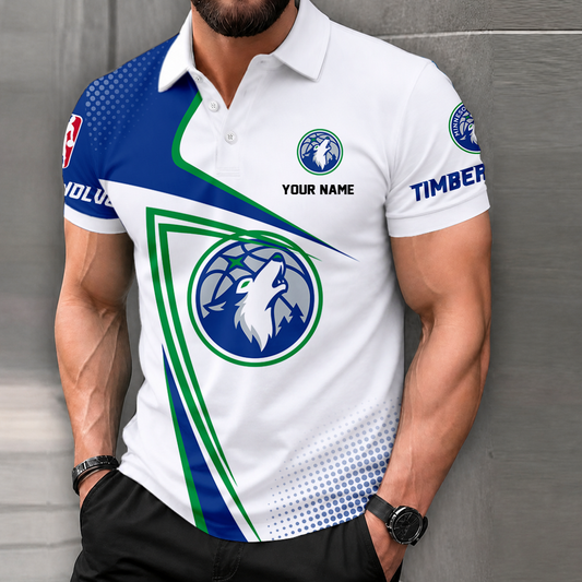 FINAL SALE - NEW CUSTOMIZED NBA05 MTW MINNESOTA TIMBERWOLVES T-SHIRT, POLO SHIRT, ZIP POLO SHIRT, SWEATSHIRT, HOODIE & ZIP HOODIE