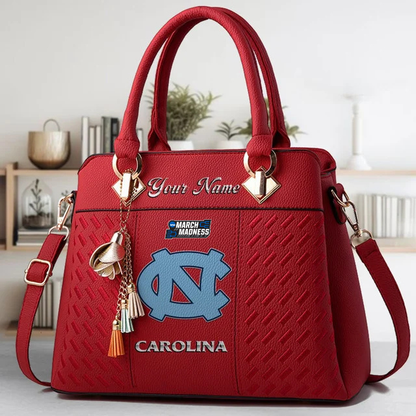 VIRAL EDITON - NEW CUSTOMIZED NCAA MAM04 ICB UCLA BRUINS ZIP HANDBAG MULTICOLOR