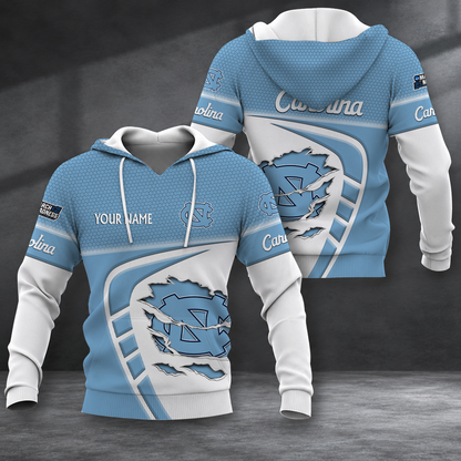 HOT DEAL - NEW CUSTOMIZED NCAA MAM05 NTH NORTH CAROLINA TAR HEELS T-SHIRT, POLO SHIRT, ZIP POLO SHIRT, SWEATSHIRT, HOODIE & ZIP HOODIE