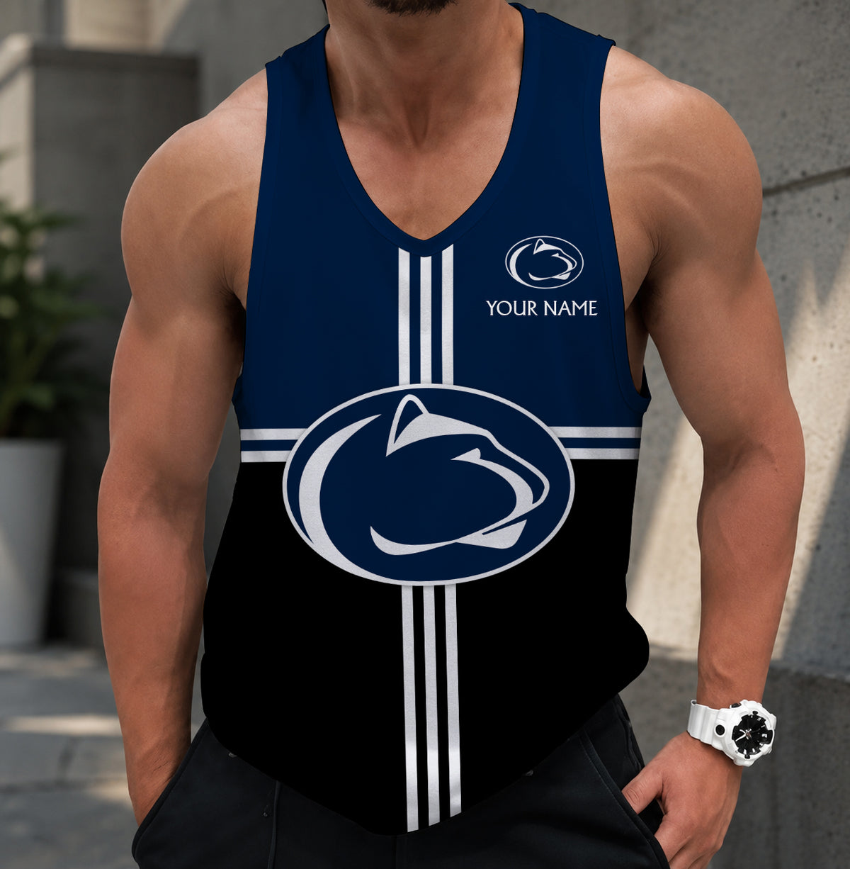 SPECIAL EDITION - NEW CUSTOMIZED NCAA CFH05 PNL PENN STATE NITTANY LIONS UNISEX TANK TOP