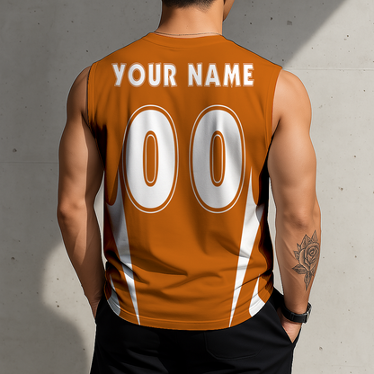 ACTIVE OFFER - NEW CUSTOMIZED | NCAA CWS05 TXL TX LONGHORNS MEN'S GYM SHIRT