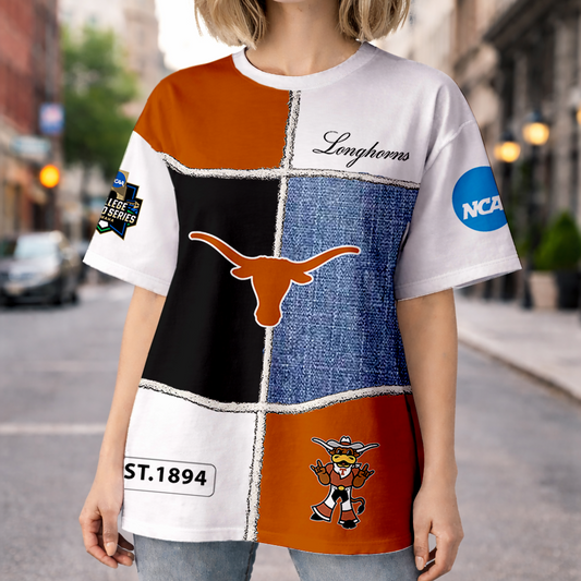 LIMITED DROP - NEW CUSTOMIZED | NCAA CWS05 TXL TX LONGHORNS HOODIE, T-SHIRTS, ZIP HOODIE, SWEATSHIRTS & POLO SHIRT