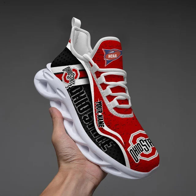 HOT DEAL - NEW CUSTOMIZED NCAA FBS05 OSB OHIO STATE BUCKEYES CLUNKY SNEAKERS