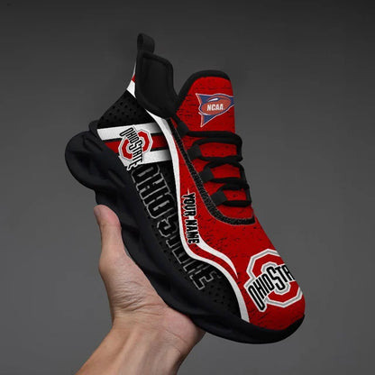 HOT DEAL - NEW CUSTOMIZED NCAA FBS05 OSB OHIO STATE BUCKEYES CLUNKY SNEAKERS