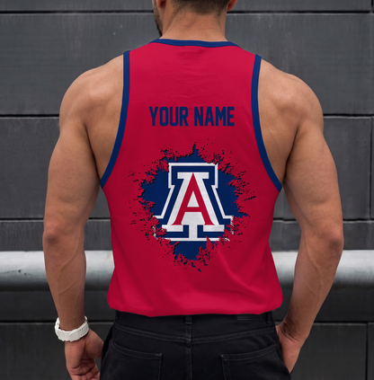 SPECIAL EDITION - NEW CUSTOMIZED NCAA CWS06 ARW ARIZONA WILDCATS UNISEX TANK TOP