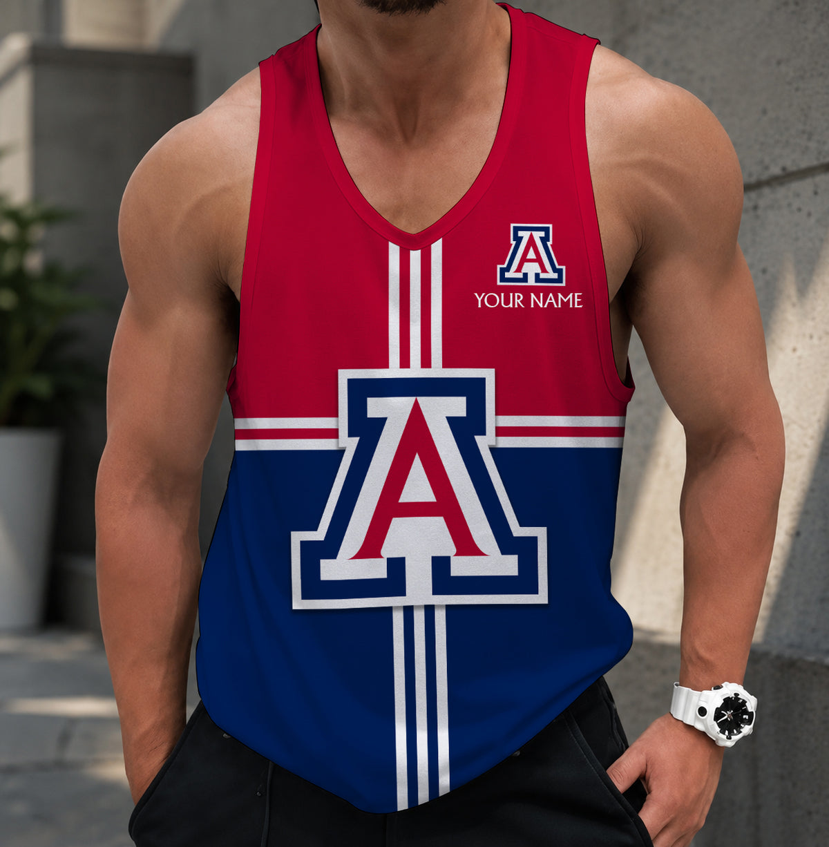 SPECIAL EDITION - NEW CUSTOMIZED NCAA CWS06 ARW ARIZONA WILDCATS UNISEX TANK TOP