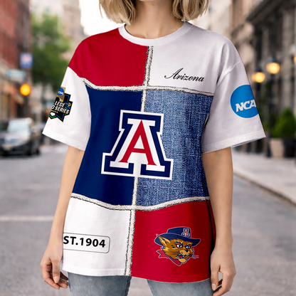 LIMITED DROP - NEW CUSTOMIZED | NCAA CWS06 ARW AR WILCATS HOODIE, T-SHIRTS, ZIP HOODIE, SWEATSHIRTS & POLO SHIRT