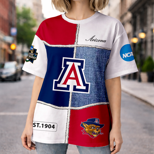 LIMITED DROP - NEW CUSTOMIZED | NCAA CWS06 ARW AR WILCATS HOODIE, T-SHIRTS, ZIP HOODIE, SWEATSHIRTS & POLO SHIRT