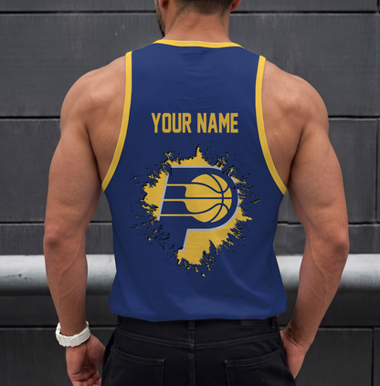FINAL SALE - NEW CUSTOMIZED NBA06 IPA INDIANA PACERS UNISEX TANK TOP