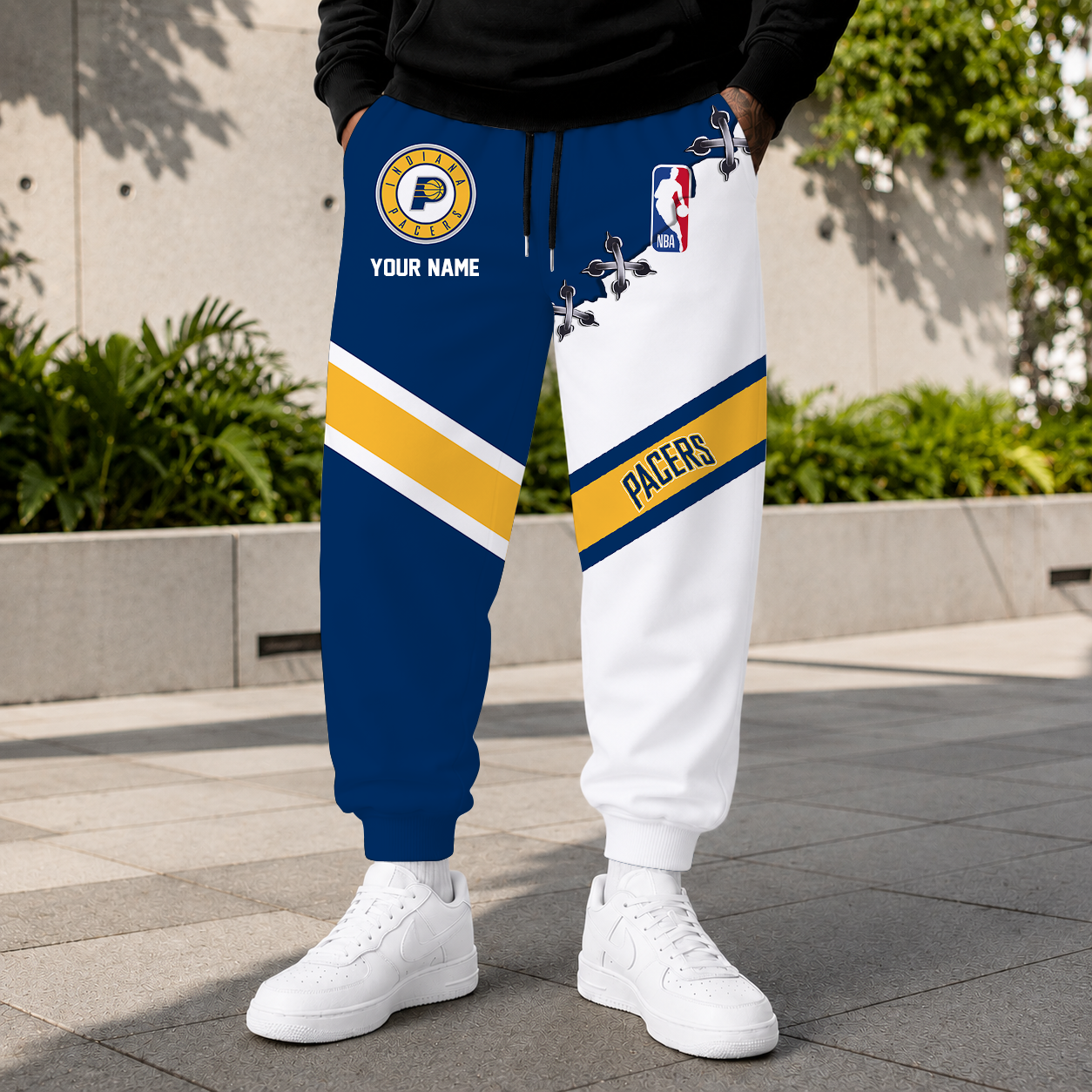 FINAL SALE - NEW CUSTOMIZED NBA06 IPA INDIANA PACERS SWEATPANTS