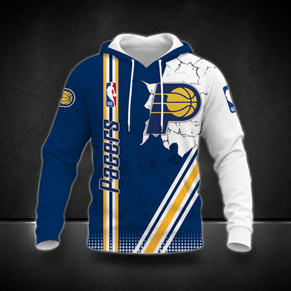 FINAL SALE - NEW CUSTOMIZED NBA06 IPA INDIANA PACERS T-SHIRT, POLO SHIRT, ZIP POLO SHIRT, SWEATSHIRT, HOODIE & ZIP HOODIE