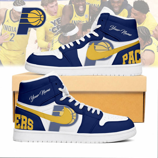 FINAL SALE - NEW CUSTOMIZED NBA06 IPA INDIANA PACERS AIR JORDAN SNEAKERS