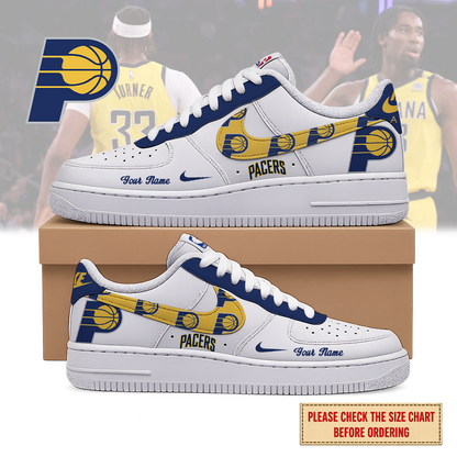 EXCLUSIVE EDITION - NEW CUSTOMIZED NBA06 IPA INDIANA PACERS AF1 SNEAKERS