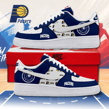 FINAL SALE - NEW CUSTOMIZED NBA06 IPA INDIANA PACERS AF1 SNEAKERS