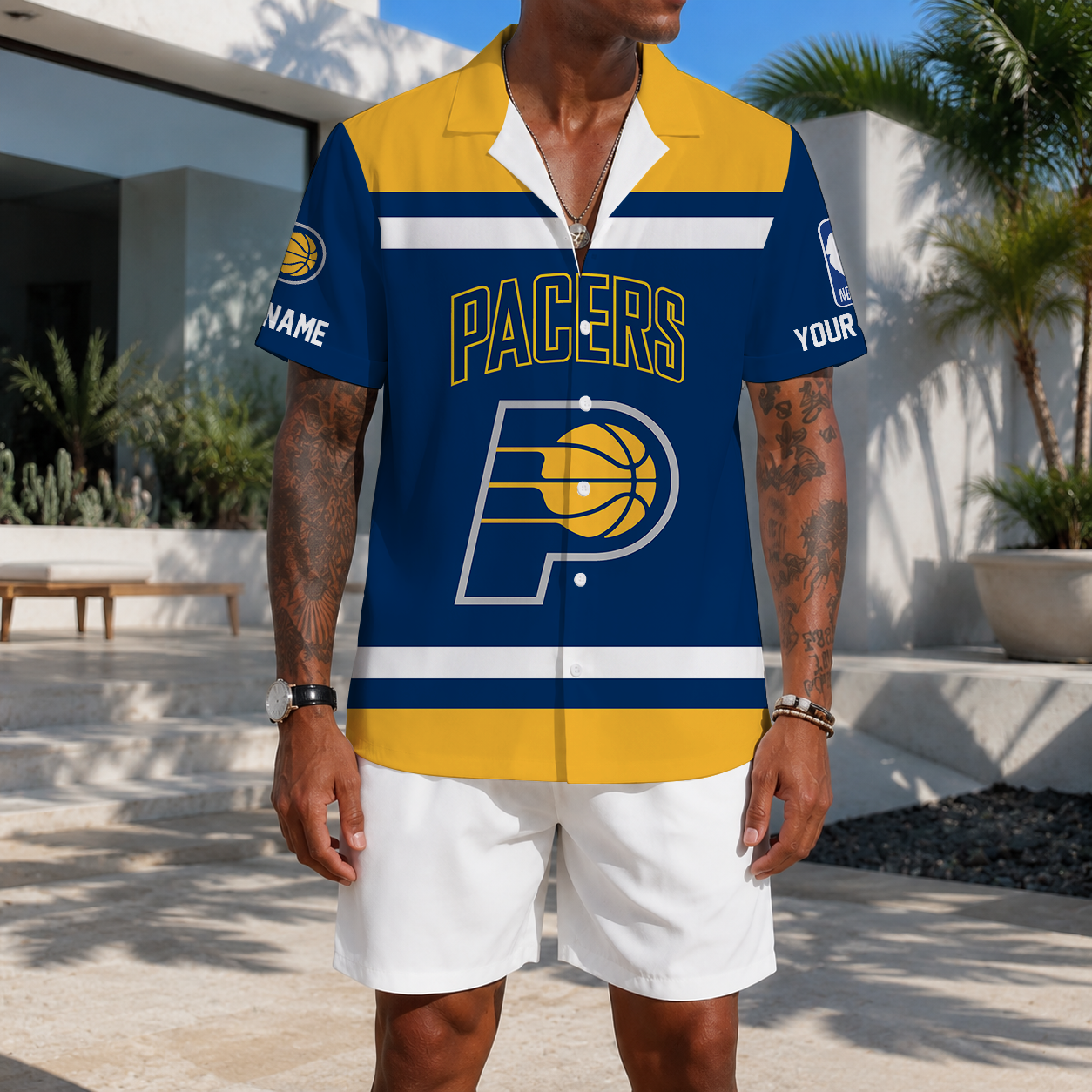 LIMITED EDITION - NEW CUSTOMIZED NBA06 IPA INDIANA PACERS UNISEX HAWAIIAN SHIRT