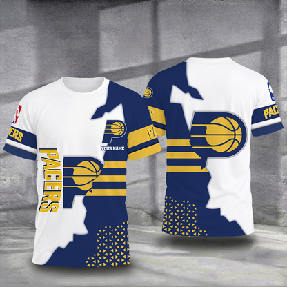 FINAL SALE - NEW CUSTOMIZED NBA06 IPA INDIANA PACERS T-SHIRT, POLO SHIRT, ZIP POLO SHIRT, SWEATSHIRT, HOODIE & ZIP HOODIE