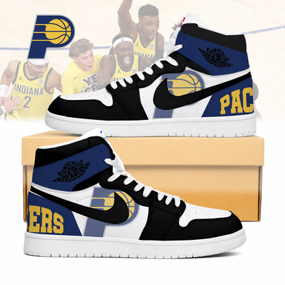 FINAL SALE - NEW CUSTOMIZED NBA06 IPA INDIANA PACERS AIR JORDAN SNEAKERS