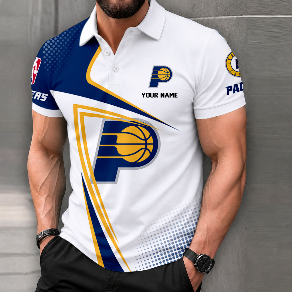 FINAL SALE - NEW CUSTOMIZED NBA06 IPA INDIANA PACERS T-SHIRT, POLO SHIRT, ZIP POLO SHIRT, SWEATSHIRT, HOODIE & ZIP HOODIE