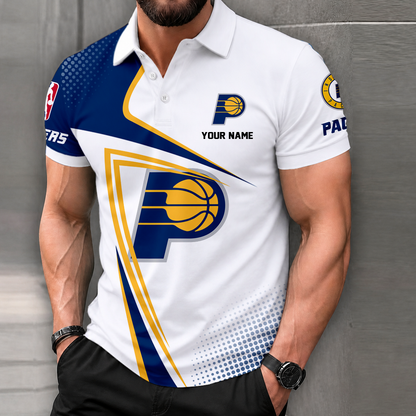 FINAL SALE - NEW CUSTOMIZED NBA06 IPA INDIANA PACERS T-SHIRT, POLO SHIRT, ZIP POLO SHIRT, SWEATSHIRT, HOODIE & ZIP HOODIE